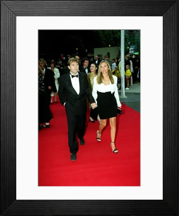 Framed Print : Bradley Walsh Comedian  /  TV Presenter July 1998 Arriving for the premiere of Doctor
