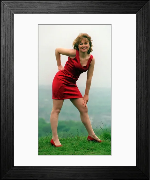 Framed Print : Bernie Armstrong from Leeds May 1998 Look Alike for the National Lottery Big Ticket