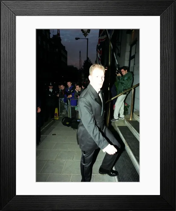 Framed Print : Patrick Kielty Comedian / TV Presenter June 1998 Arriving for a celebrity party Framed Print : Patrick Kielty Comedian / TV Presenter June 1998 Arriving for a celebrity party