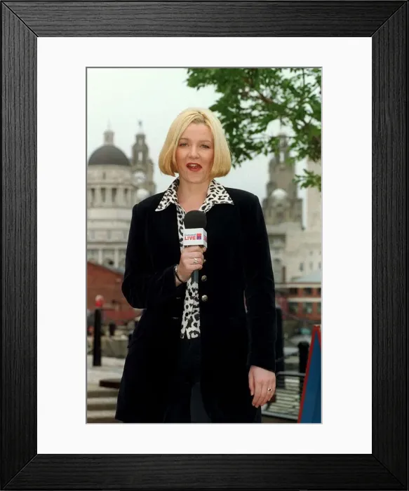 Framed Print : Jo Simpson Live TV Presenter June 1998 Who was a presenter on Liverpool Live Framed Print : Jo Simpson Live TV Presenter June 1998 Who was a presenter on Liverpool Live