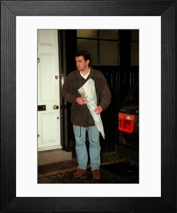Framed Print : Will Carling TV Presenter / Rugby January 1998 Former England rugby captain leaving Framed Print : Will Carling TV Presenter / Rugby January 1998 Former England rugby captain leaving