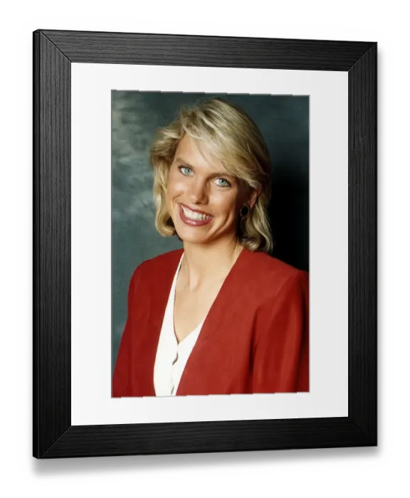 Framed Print : Anna Walker TV Presenter May 1994 A©Mirrorpix