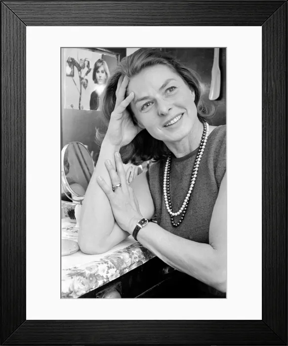 Framed Print : Ingrid Bergman September 1965