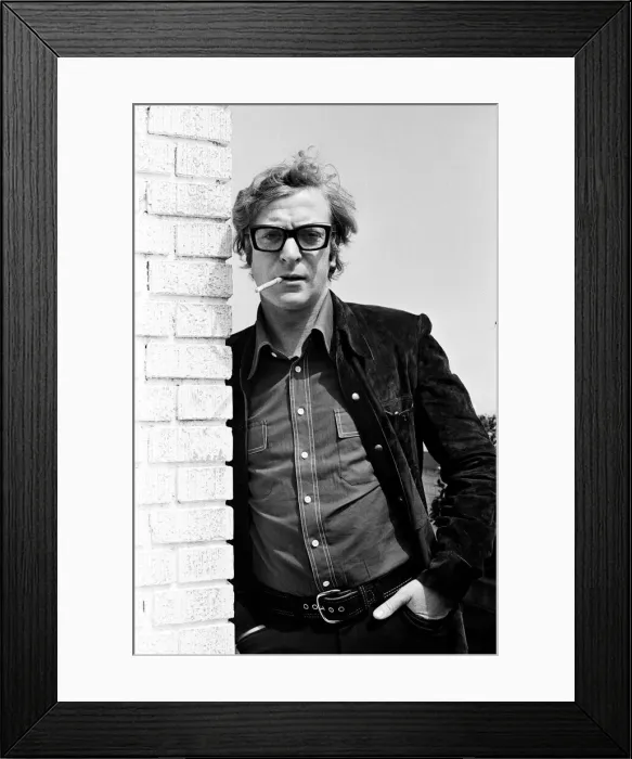 Framed Print : Actor Michael Caine. 5th April 1971 Framed Print : Actor Michael Caine. 5th April 1971
