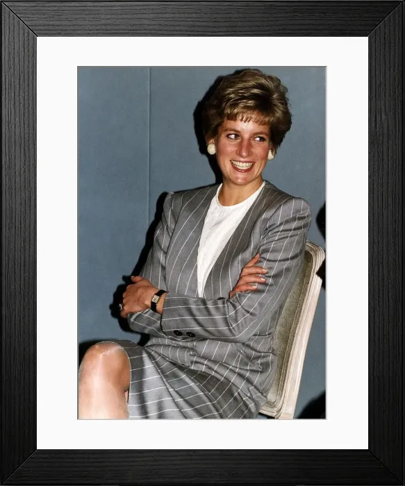 Framed Print : Princess Diana at the British Sports Association for the Disabled Awards February Framed Print : Princess Diana at the British Sports Association for the Disabled Awards February