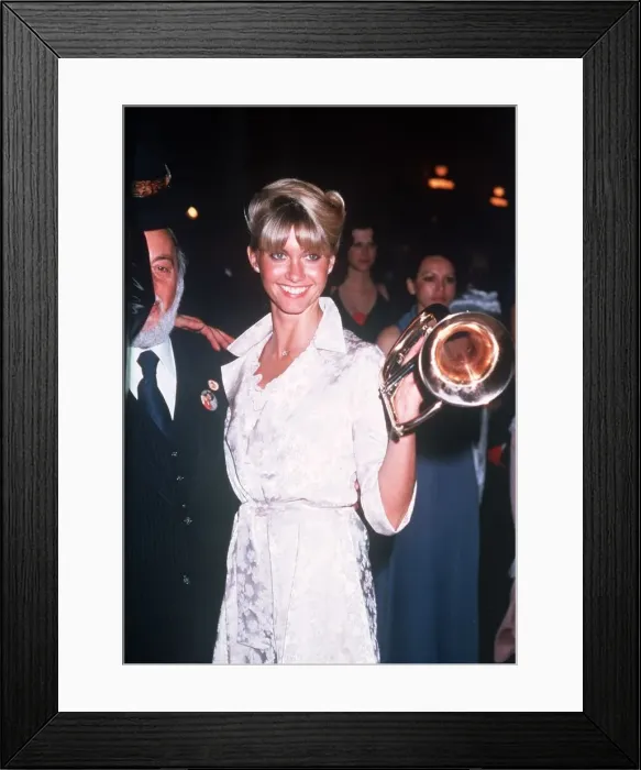 Framed Print : Olivia Newton John Singer 1978 Framed Print : Olivia Newton John Singer 1978