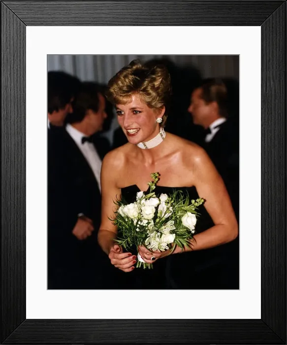 Framed Print : Princess Diana at the Royal film premiere of the film 1492 Conquest of Paradise Framed Print : Princess Diana at the Royal film premiere of the film 1492 Conquest of Paradise