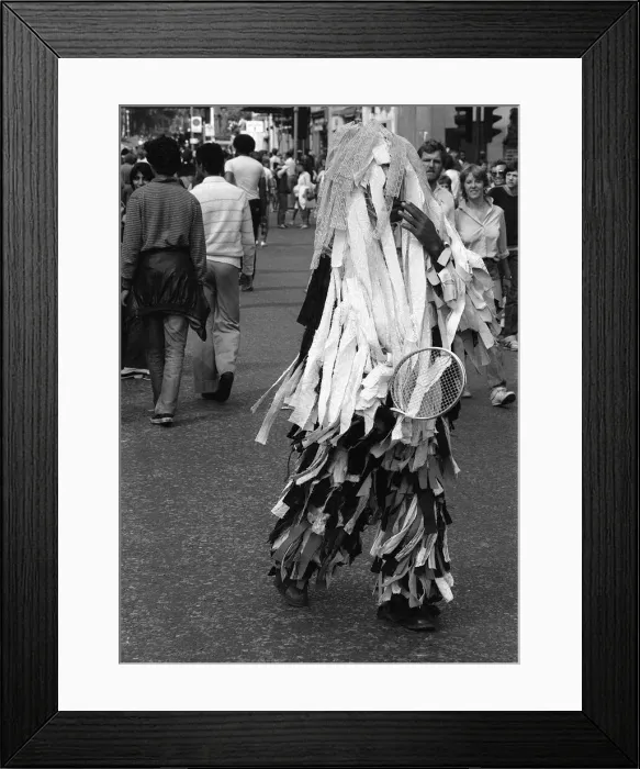 Framed Print : Notting Hill Carnival August 1982 Characters at the carnival dressed up Framed Print : Notting Hill Carnival August 1982 Characters at the carnival dressed up