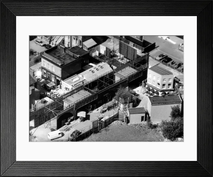 Framed Print : TV Programme: Eastenders July 1987 Aerial view of the set Framed Print : TV Programme: Eastenders July 1987 Aerial view of the set