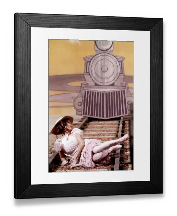 Framed Print : Raquel Welch acting during a TV show January 1970