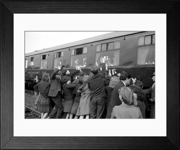 Framed Print : Pop Group The Beatles March 1964 John Lennon, Paul McCartney, Ringo Starr