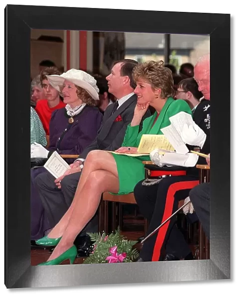 Princess Diana attending the Whitemoor Day Centre in Belper Derbyshire