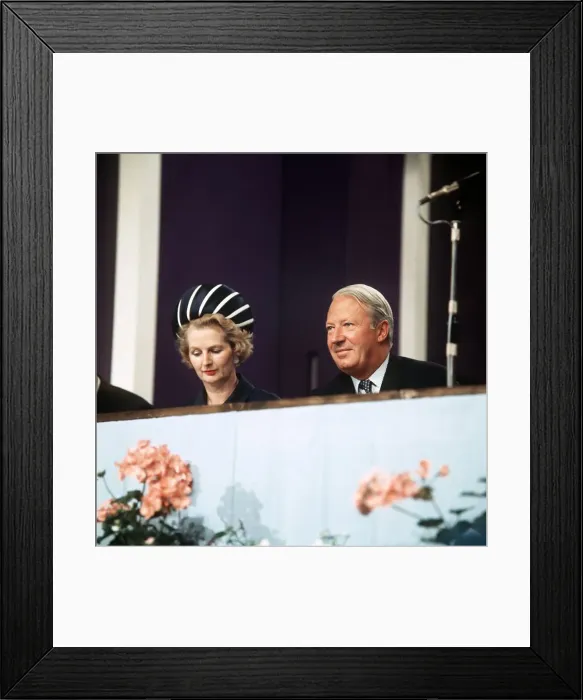 Framed Print : Conservative Prime Minister Edward Heath October 1970 Framed Print : Conservative Prime Minister Edward Heath October 1970