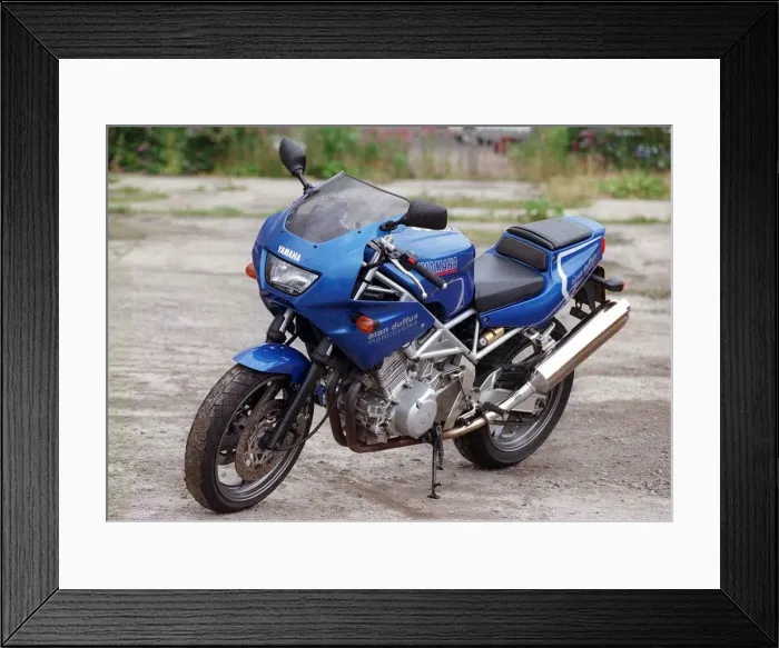 Framed Print : Yamaha TRX motorbike August 1998 Blue Alan Duffus motorcycles Framed Print : Yamaha TRX motorbike August 1998 Blue Alan Duffus motorcycles