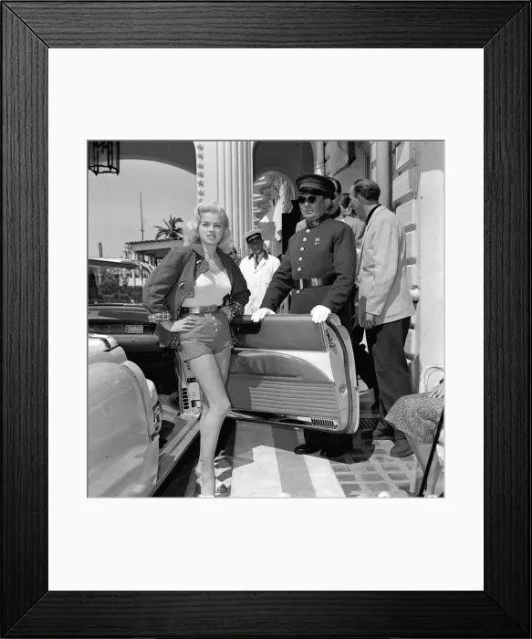 Framed Print : Diana Dors May 1956 actress at cannes Film Festival Framed Print : Diana Dors May 1956 actress at cannes Film Festival