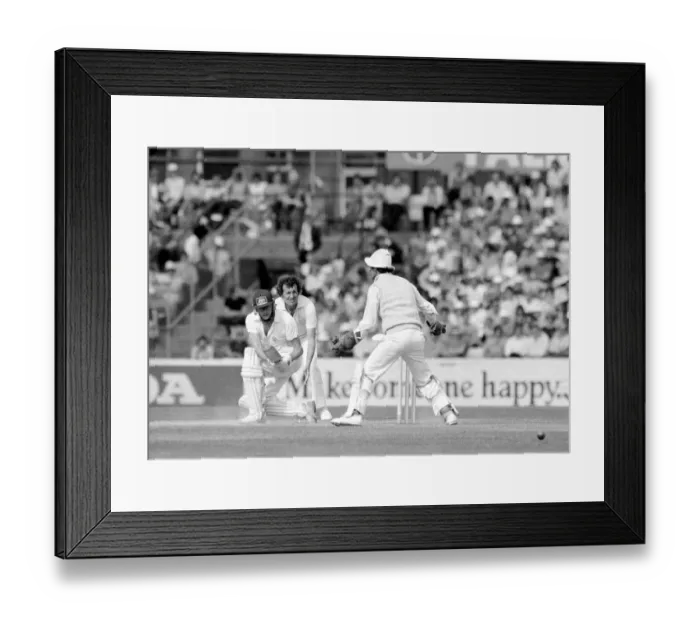 Framed Print : Cricket The Ashes England v Australia 6th Test at The Oval August 1981 Framed Print : Cricket The Ashes England v Australia 6th Test at The Oval August 1981