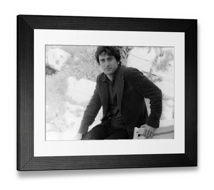 Framed Print : Cannes Film Festival May 1976 Robert De Niro 24  /  5  /  1976 PH
