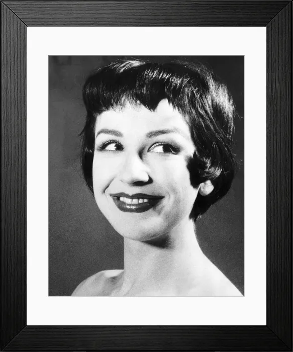 Framed Print : Fenella Fielding radio actress Dbase Framed Print : Fenella Fielding radio actress Dbase