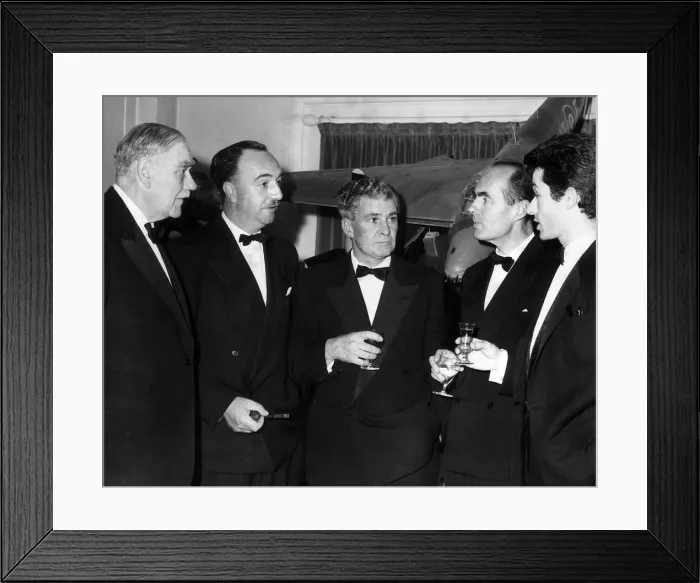 Framed Print : Dinner to honour non-existent Air Force squadron. War time RAF aces tonight