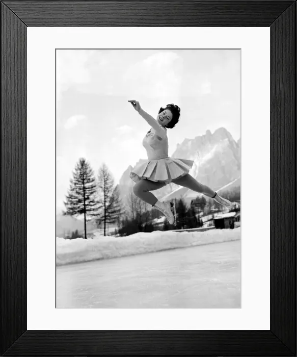 Framed Print : 1956 Winter Olympic Games at Cortina d Ampezzo in Italy Framed Print : 1956 Winter Olympic Games at Cortina d Ampezzo in Italy