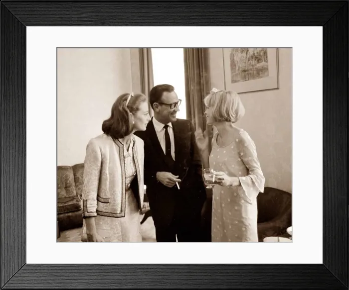 Framed Print : William Holden cocktail party laughing flirting joking actor Framed Print : William Holden cocktail party laughing flirting joking actor