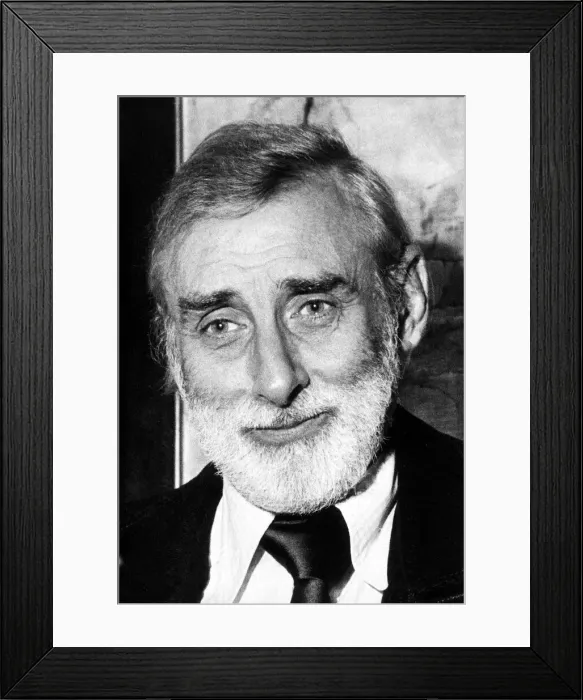 Framed Print : Spike Milligan Actor  /  Comedian - January 1979