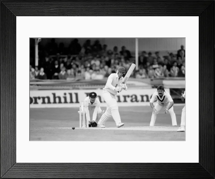 Framed Print : Cricket The Ashes England v Australia 3rd Test at Trent Bridge July 1985 Framed Print : Cricket The Ashes England v Australia 3rd Test at Trent Bridge July 1985