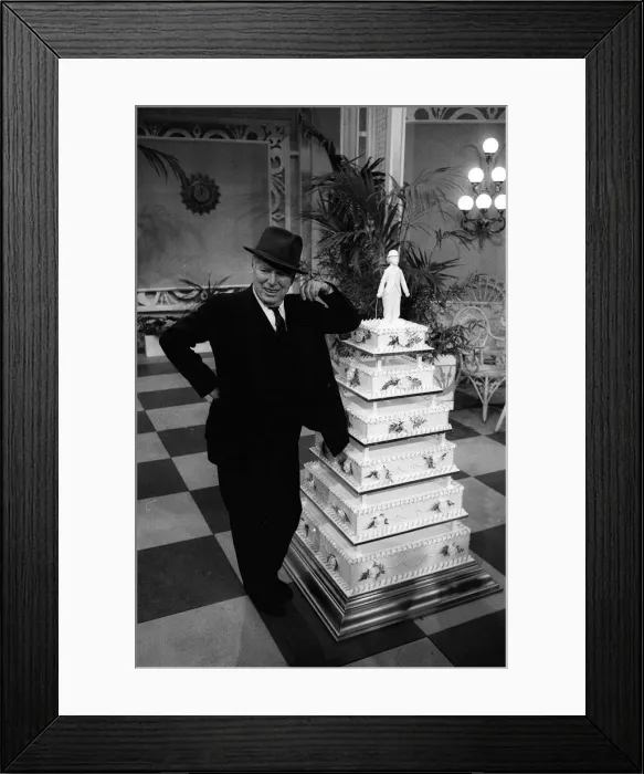 Framed Print : Charlie Chaplin Silent Comedy Actor - April 1966 celebrates his 77th Framed Print : Charlie Chaplin Silent Comedy Actor - April 1966 celebrates his 77th