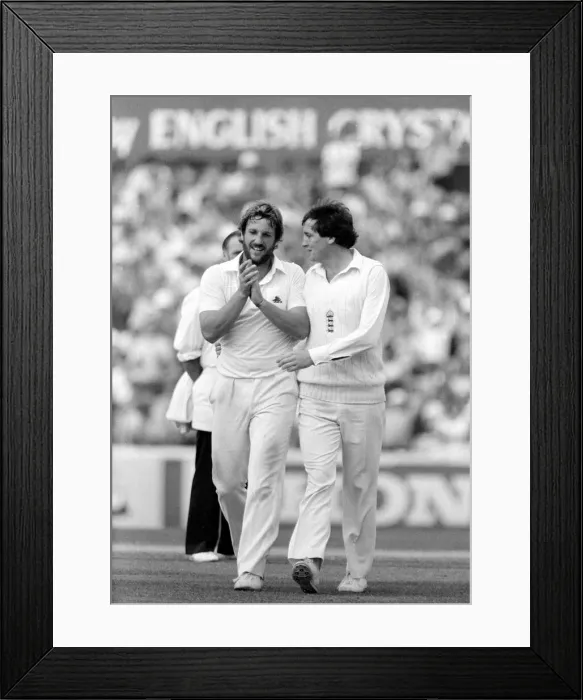 Framed Print : Cricket The Ashes England v Australia 6th Test at The Oval August 1981 ian Framed Print : Cricket The Ashes England v Australia 6th Test at The Oval August 1981 ian