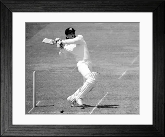 Framed Print : Cricket The Ashes England v Australia 2nd Test at Lords July 1985 Framed Print : Cricket The Ashes England v Australia 2nd Test at Lords July 1985