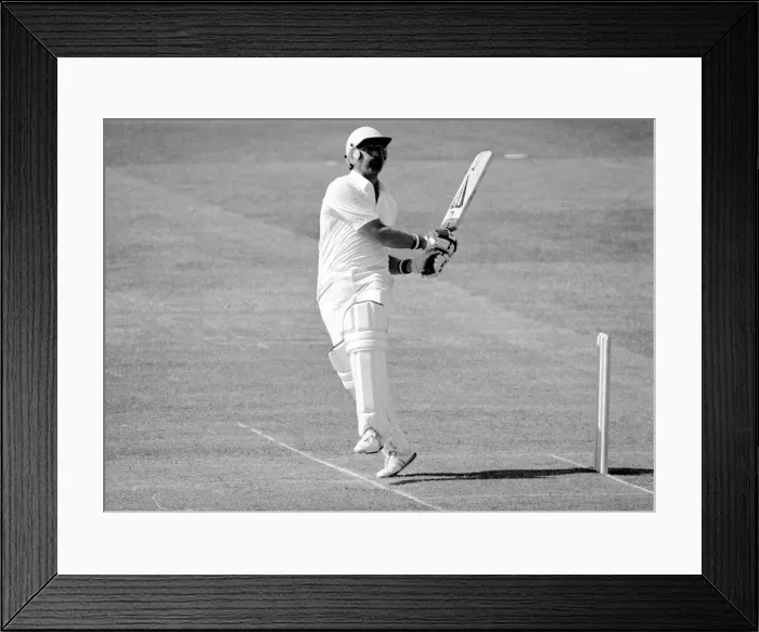 Framed Print : Cricket The Ashes England v Australia 2nd Test at Lords July 1985 England