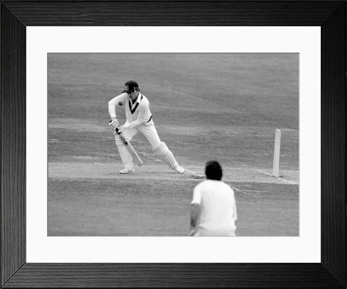 Framed Print : Cricket The Ashes England v Australia 2nd Test at lords July 1981 Australian