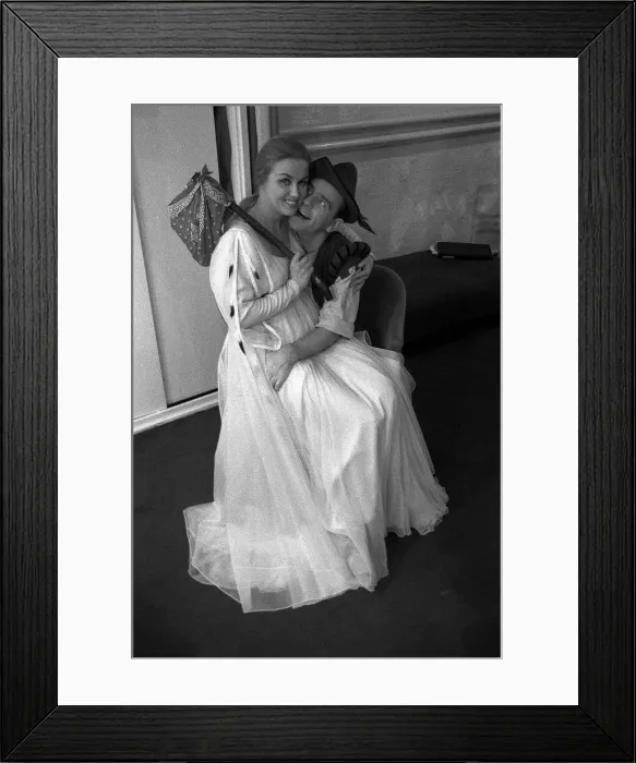 Framed Print : Norman Wisdom comedy actor in Dick Whittington December 1960 with Yana Framed Print : Norman Wisdom comedy actor in Dick Whittington December 1960 with Yana