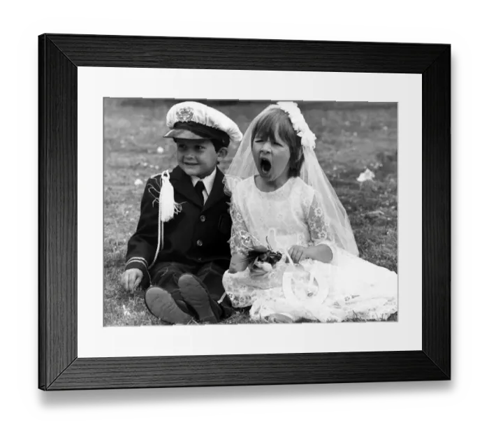 Framed Print : Children - Boy and Girl The Royal Wedding - young Graham Carter as prince Charles Framed Print : Children - Boy and Girl The Royal Wedding - young Graham Carter as prince Charles