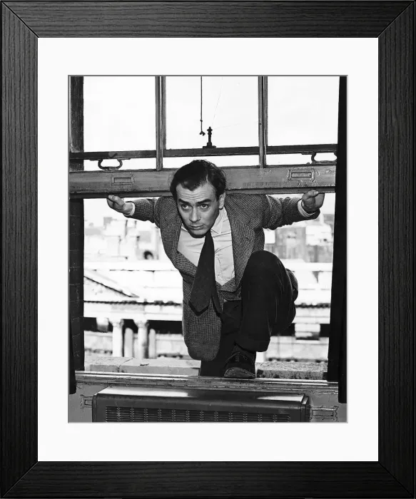 Framed Print : Gordon Davies actor plays the part of Dick Barton. August 1950 Framed Print : Gordon Davies actor plays the part of Dick Barton. August 1950