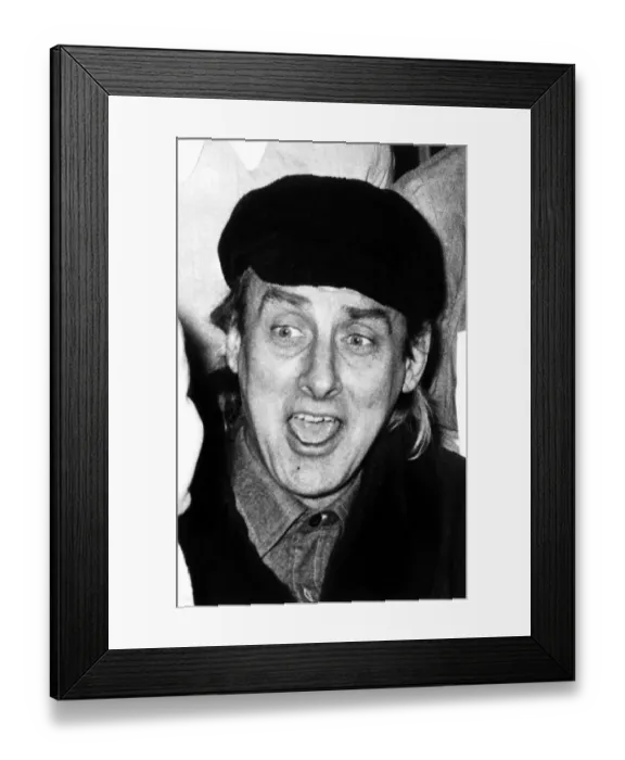 Framed Print : Spike Milligan Actor / Comedian - December 1969 Framed Print : Spike Milligan Actor / Comedian - December 1969