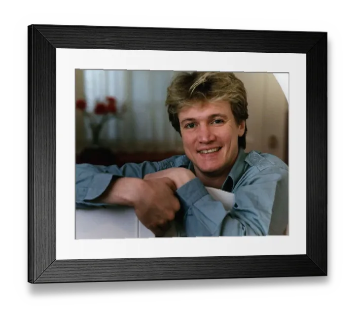 Framed Print : Peter Howitt the actor. March 1989