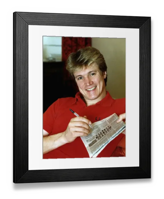 Framed Print : Peter Howitt the actor. March 1989