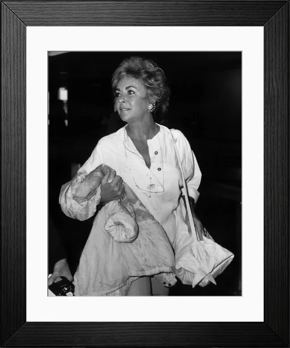 Framed Print : Elizabeth Taylor American film actress Framed Print : Elizabeth Taylor American film actress