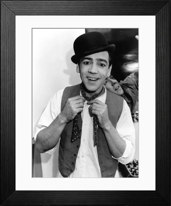 Framed Print : Robert Lindsay Actor in TVs Give Us A Break February 1985 Framed Print : Robert Lindsay Actor in TVs Give Us A Break February 1985