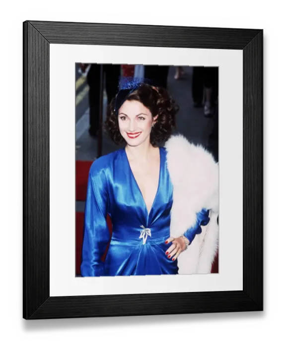 Framed Print : Jane Seymour at the Film Premiere of Octpussy June 1983 MSI Framed Print : Jane Seymour at the Film Premiere of Octpussy June 1983 MSI