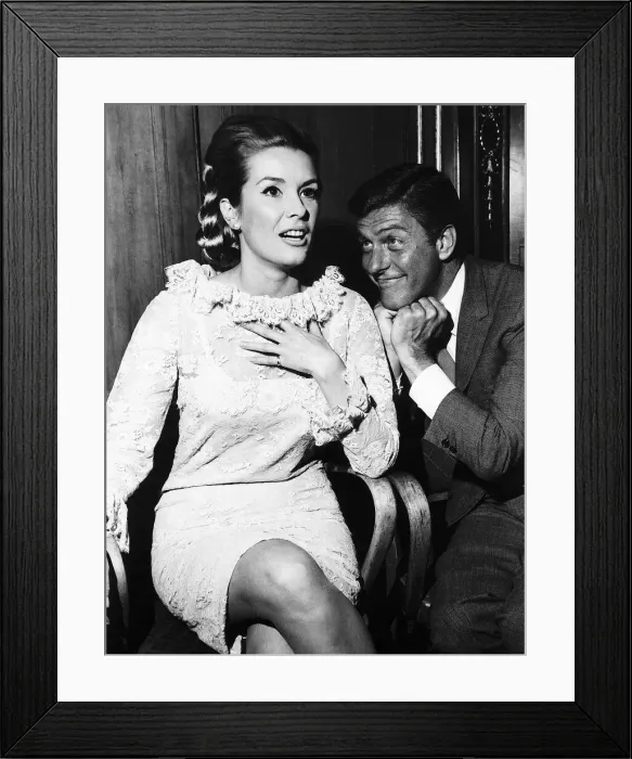 Framed Print : Dick Van Dyke Actor with Sally Ann Howes Framed Print : Dick Van Dyke Actor with Sally Ann Howes