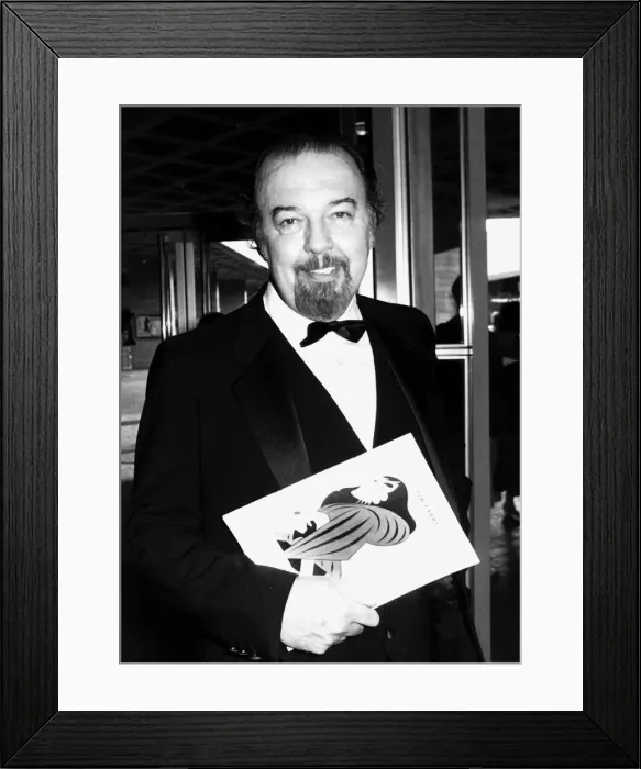 Framed Print : Sir Peter Hall actor - June 1987 MSI Framed Print : Sir Peter Hall actor - June 1987 MSI
