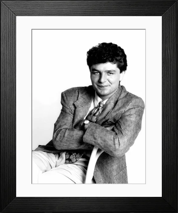 Framed Print : Breffeney McKenna actor from Crossroads. September 1987