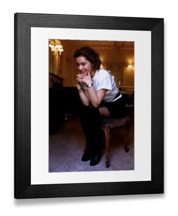 Framed Print : Natalya Negoda Russian Actress in May 1989