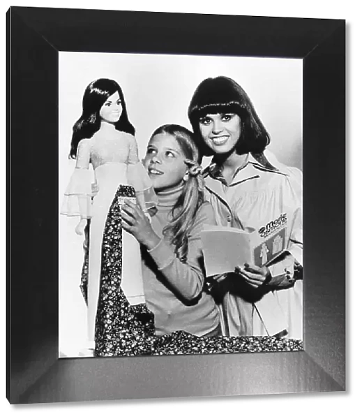 Marie Osmond with a friend - September 1977 And a new doll of herself for