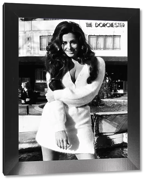 Edy Williams American actress in London - February 1972 To promote her