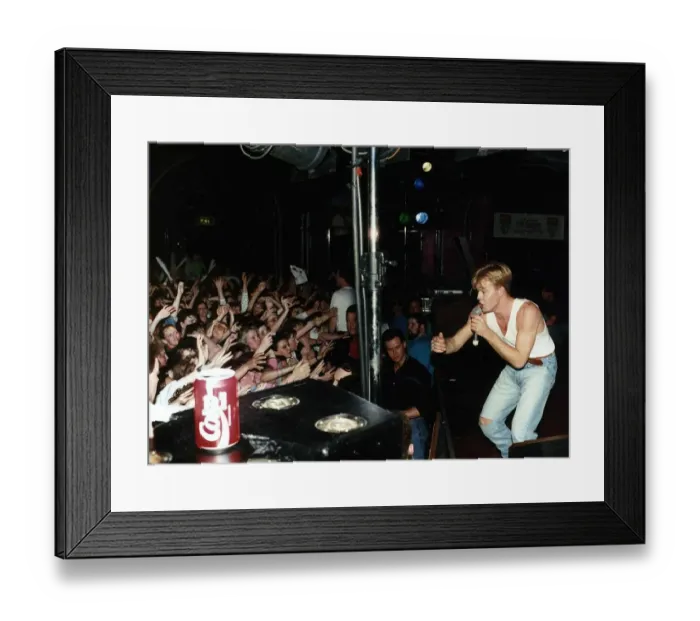 Framed Print : Jason Donovan actor  /  singer in concert