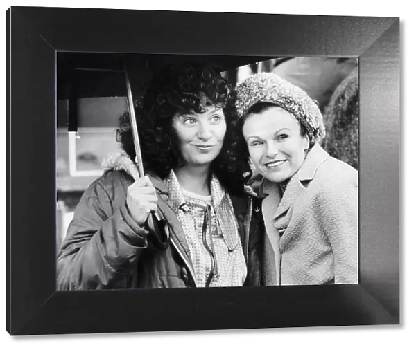 Julie Walters actress and comedienne with Victoria Wood actress writer