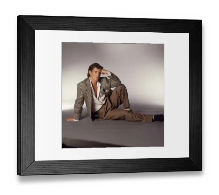 Framed Print : Johnathon Morris the actor -December 1989 Dbase msi
